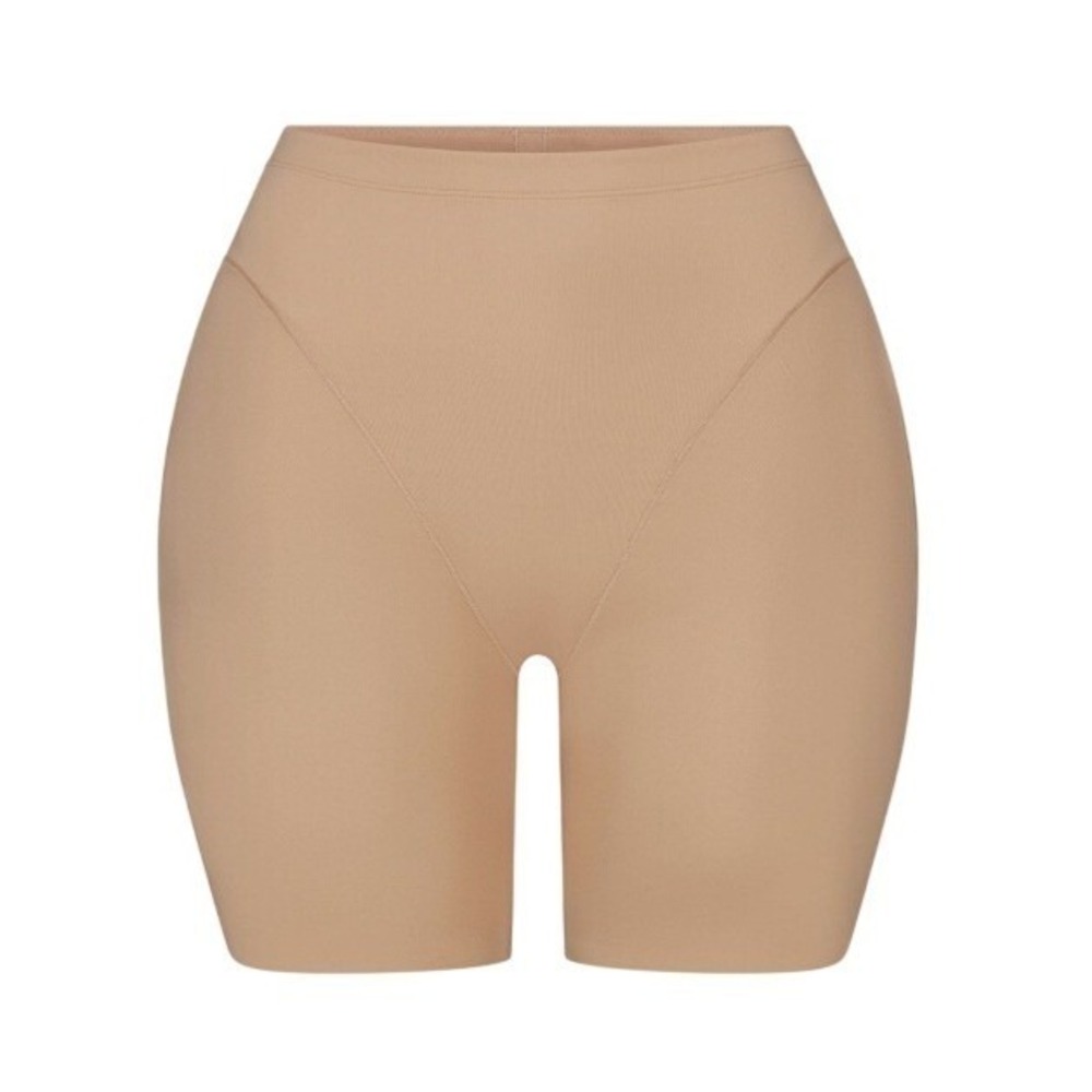 SKIMS Nude High-Waist Long-Leg Shapewear Shorts